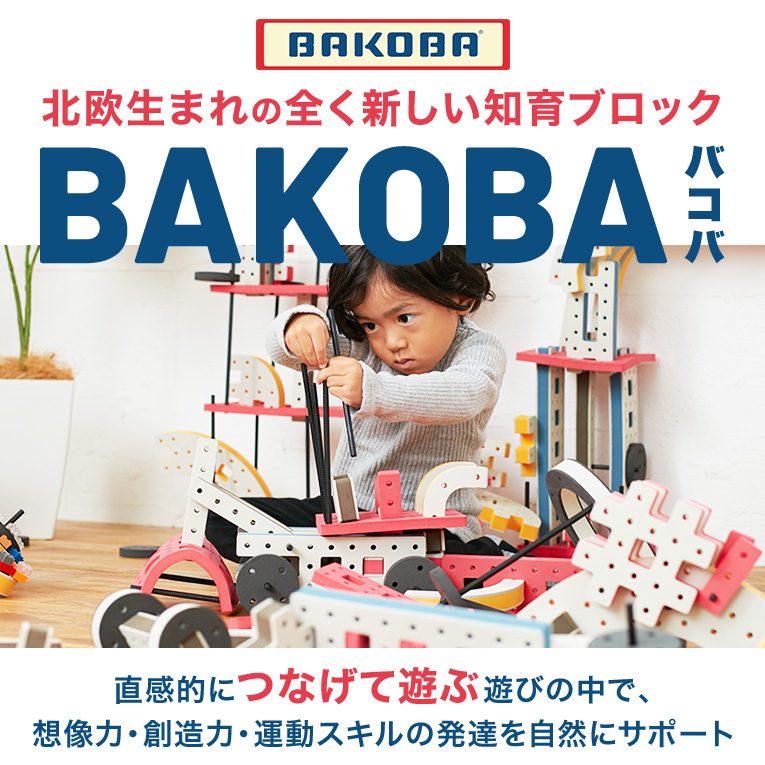 北欧生まれの新しい知育ブロックBAKOBA(バコバ)