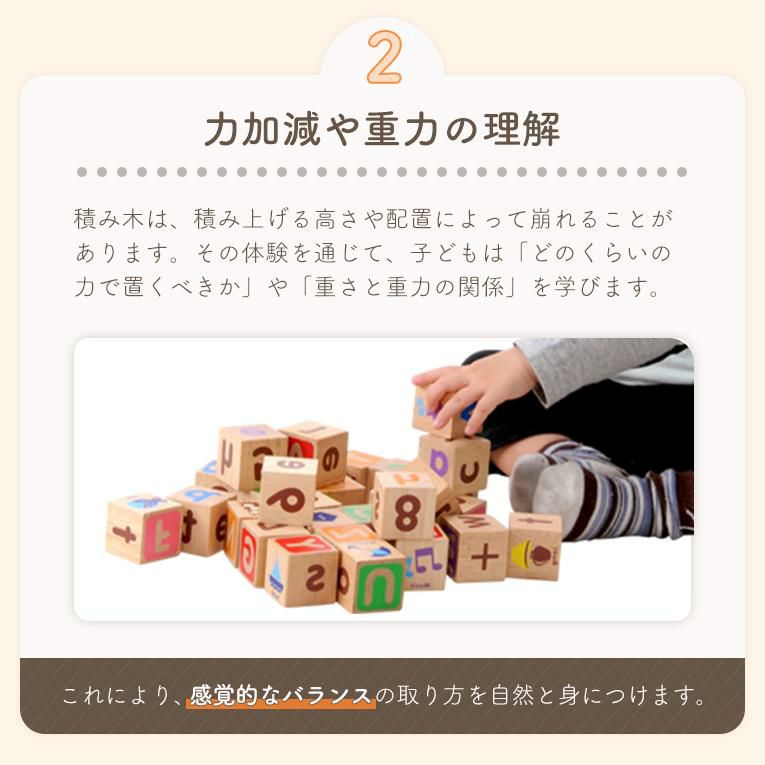 数字ブロックの木のおもちゃABCブロックス｜1歳プレゼント