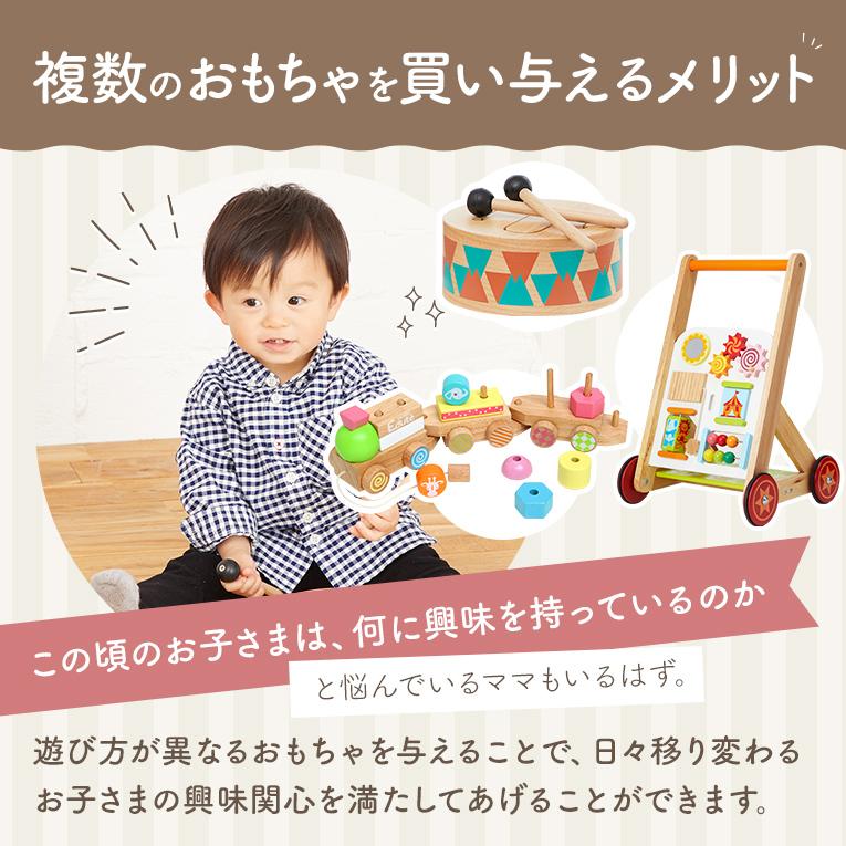 1歳知育玩具ギフトセット ～手押し車で冒険セット～