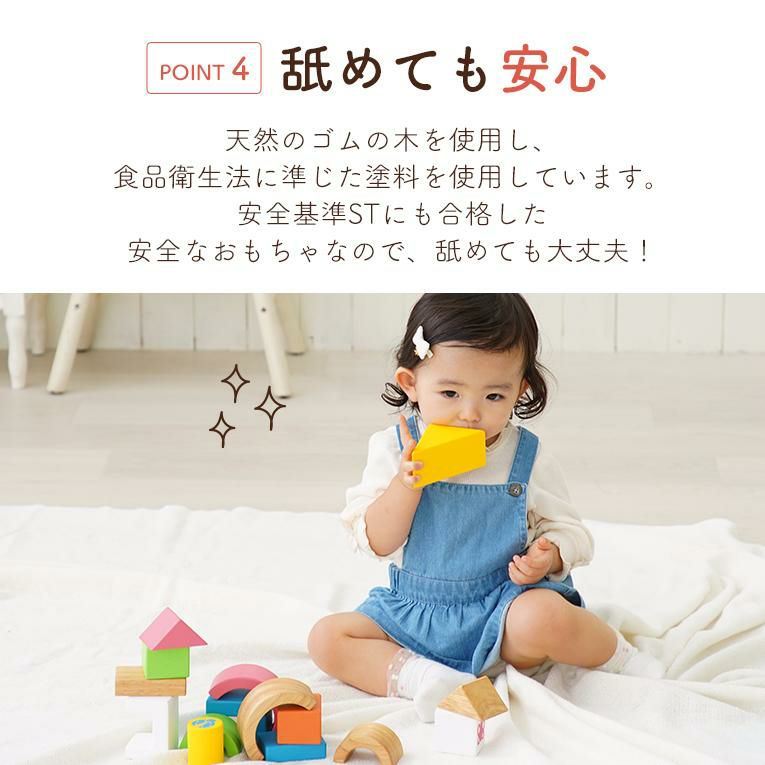 【名入れパーツもう一つプレゼント】 SOUNDブロックスLarge （シャーベット） ＜ 10ヶ月 1歳 2歳＞ Edute(エデュテ）